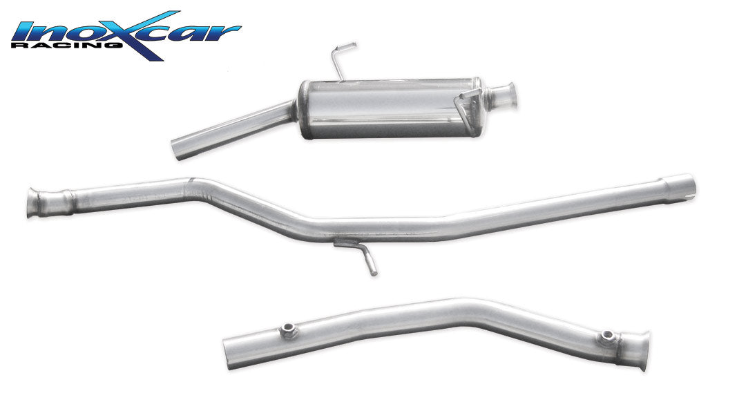 Tubo sostituzione catalizzatore + Tubo centrale diretto + Scarico finale gr.N PEUGEOT			 206 GT WRC (135CV) - Autobox