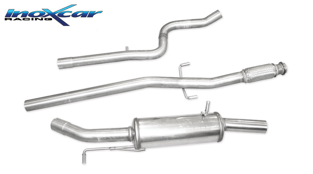 Tubo centrale diretto + Scarico finale gr.A PEUGEOT			 208 GTI 1.6 (200cv) - Autobox