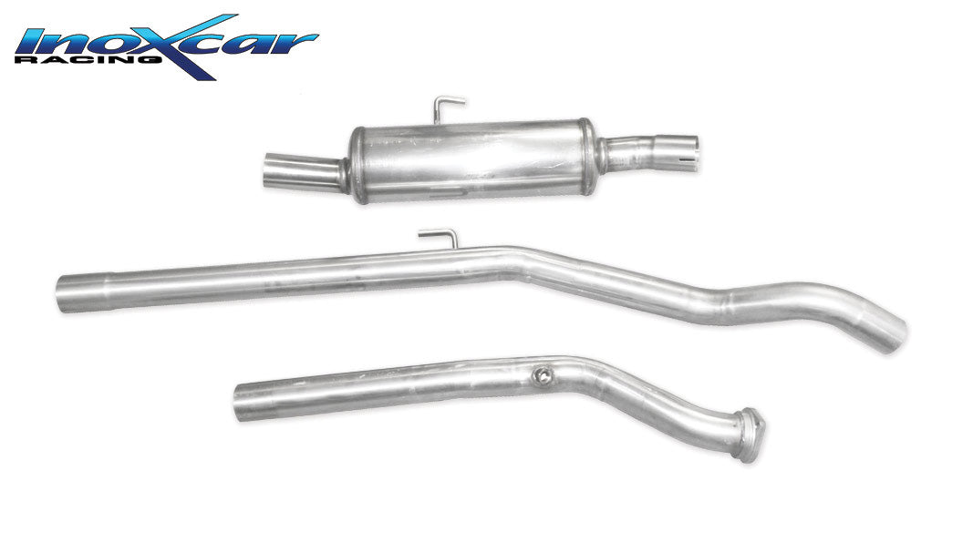 Tubo sostituzione catalizzatore + Tubo centrale diretto + Scarico finale gr.N RENAULT			 CLIO 2 RS 2.0 PHASE1 (172CV) 2000-2001 - Autobox