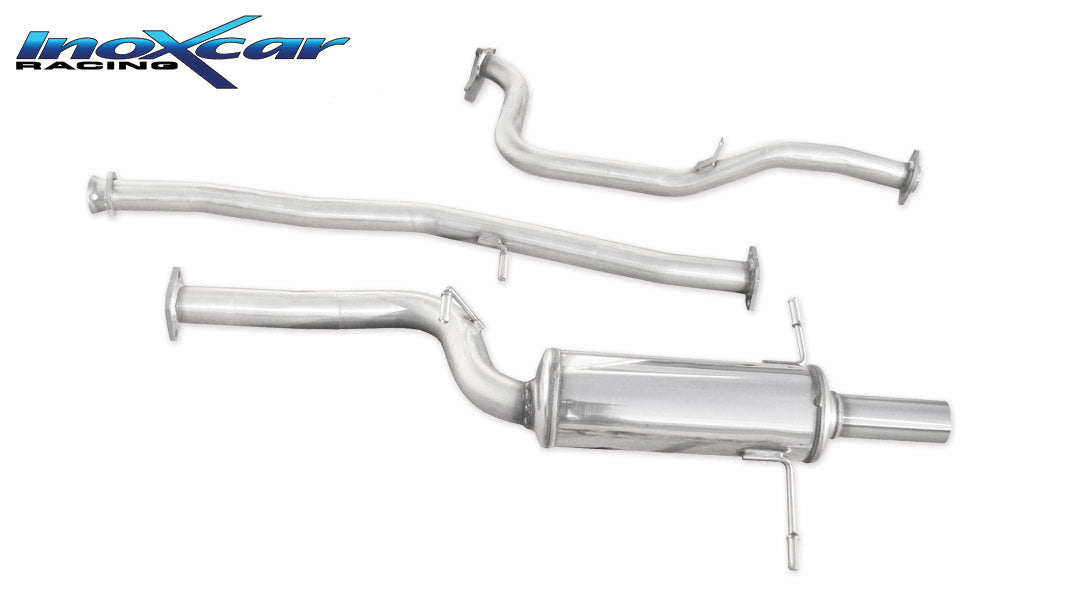 Tubo sostituzione catalizzatore + Tubo centrale diretto + Scarico finale gr.N SUBARU IMPREZA 2.0 STI TURBO (265CV) 2002-- - Autobox