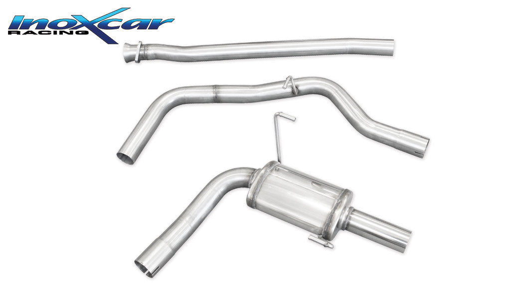 Tubo centrale diretto + Scarico finale gr.N SUBARU IMPREZA 2.5T WRX STI MY15 (300CV) 2014-- - Autobox