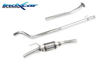 Tubo sostituzione catalizzatore + Tubo centrale diretto + Scarico finale gr.N OPEL			 TIGRA 1.4 16V (90CV) / 1.6 16V (106CV) - Autobox