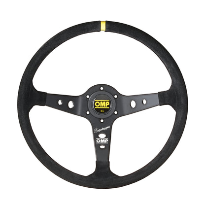 Volante da Corsa a calice Corsica Ov Superleggero in alluminio anodizzato nero OMP