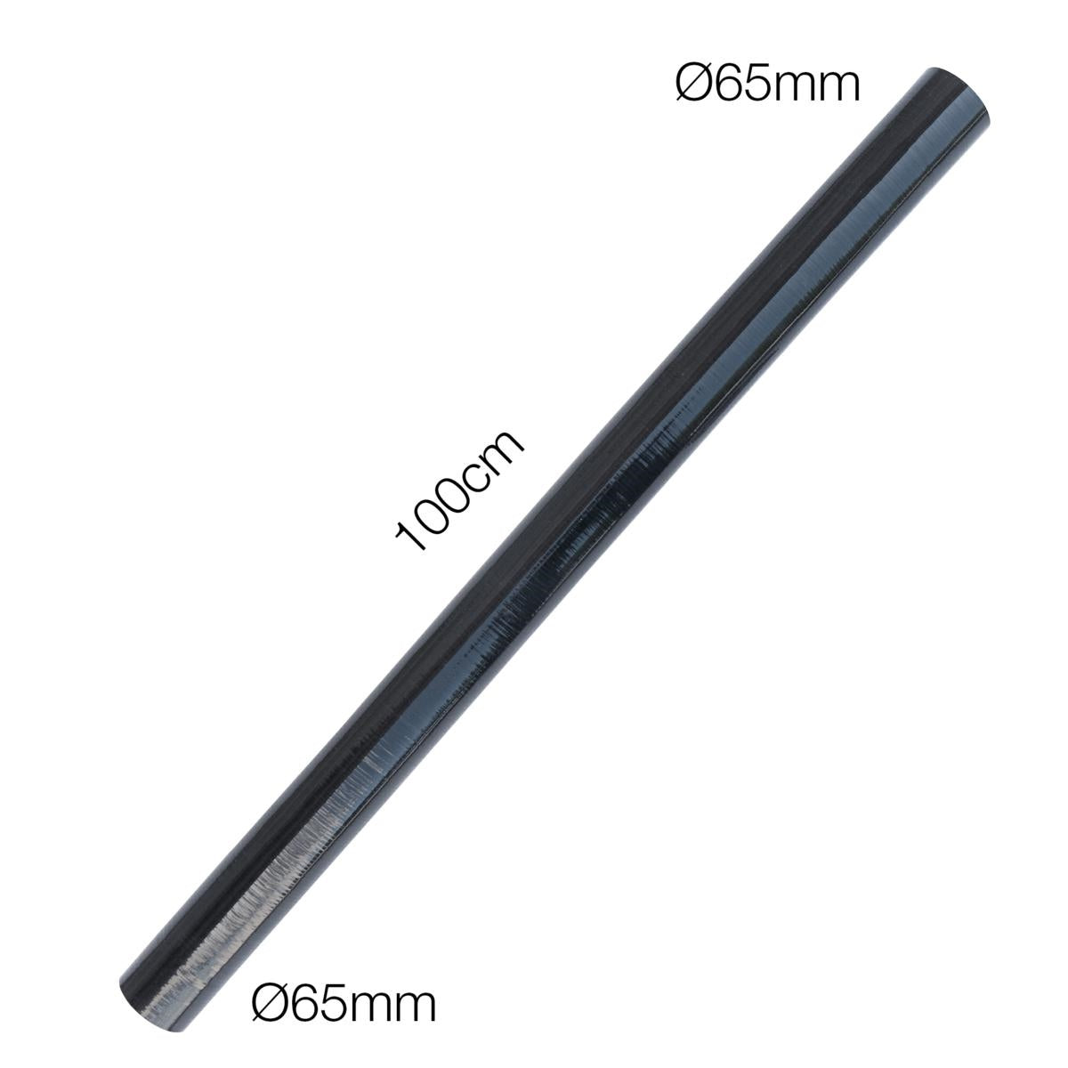 Manicotto 1MT silicone nero rinforzato MANITOR