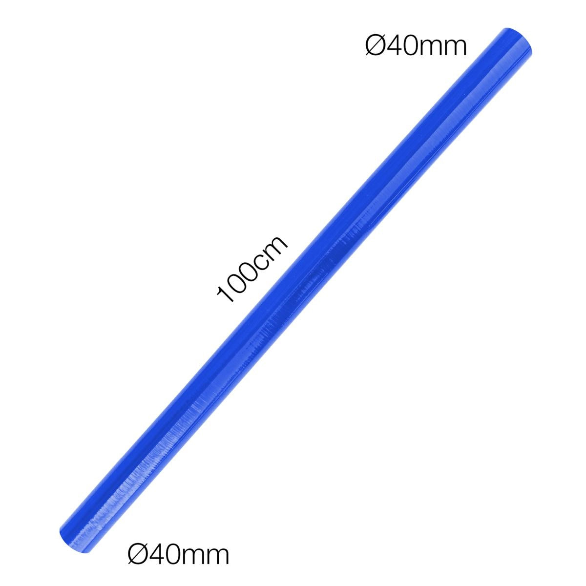Manicotto 1MT silicone blu rinforzato MANITOR