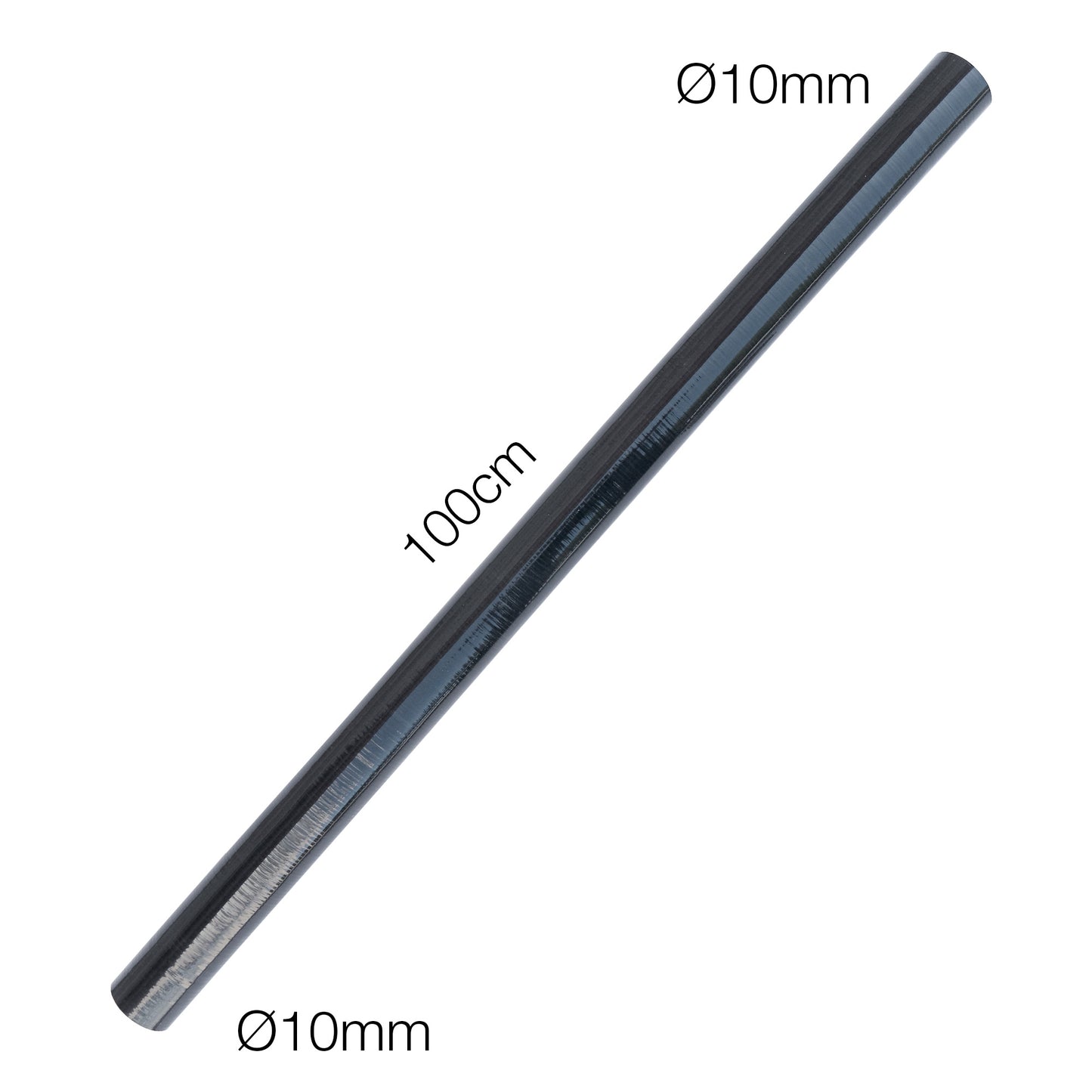 Manicotto 1MT silicone nero rinforzato MANITOR