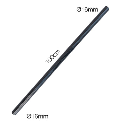 Manicotto 1MT silicone nero rinforzato MANITOR
