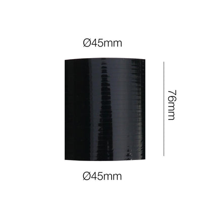 Manicotto dritto lunghezza 76MM in silicone nero rinforzato MANITOR