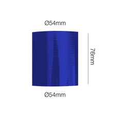 Manicotto dritto lunghezza 76MM in silicone blu rinforzato MANITOR