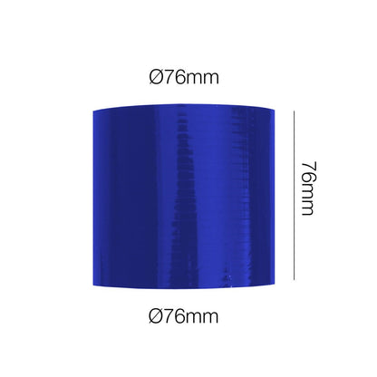 Manicotto dritto lunghezza 76MM in silicone blu rinforzato MANITOR