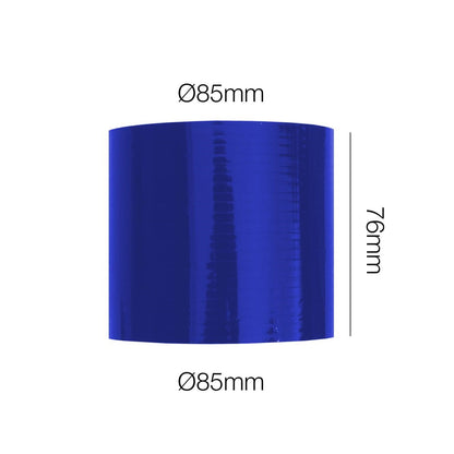 Manicotto dritto lunghezza 76MM in silicone blu rinforzato MANITOR