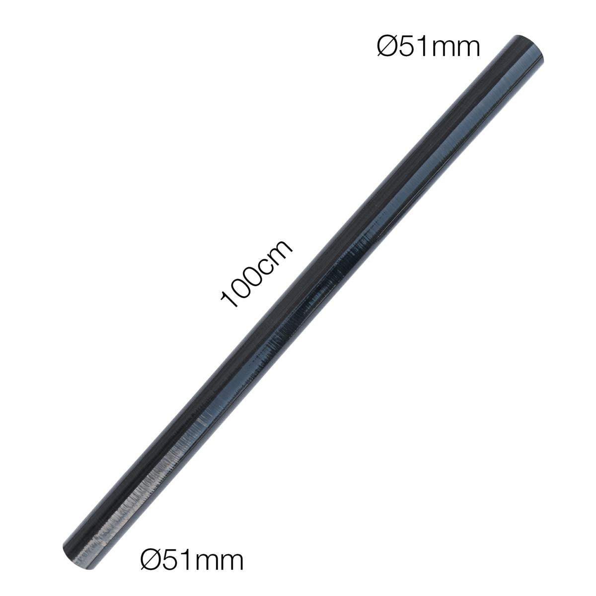 Manicotto 1MT silicone nero rinforzato MANITOR