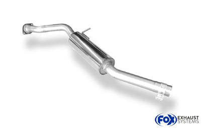 Tubo centrale inox Omologato FOX Exhaust Systems - Abarth 124 Spider