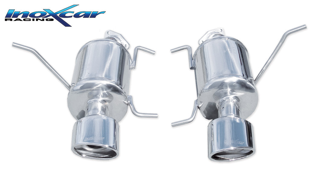 Scarico finale con silenziatore 1X120X80 OBLIQUO destro e sinistro MASERATI GT 3.2 V8 (368CV) --2002 - Autobox