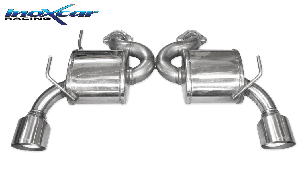 Scarico finale con silenziatore 1X114 RACING destro e sinistro NISSAN 370 Z NISMO Coupè/Cabiro 3.7 V6 (344cv) 2014-- - Autobox