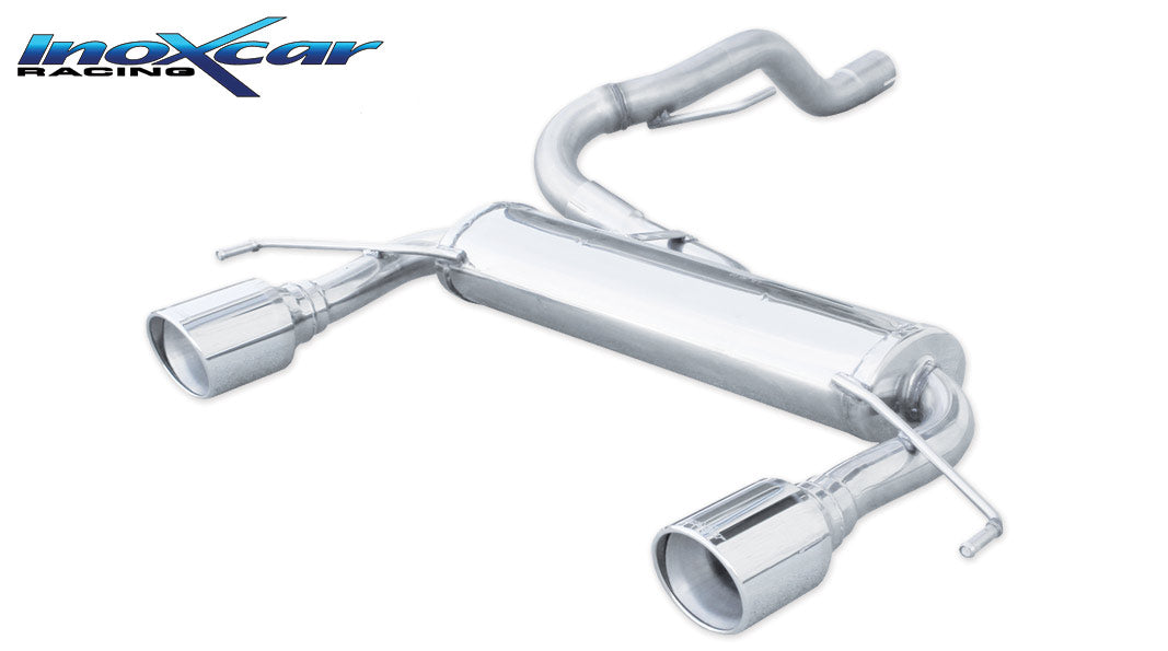 Scarico finale con silenziatore 1X100 X-RACE destro e sinistro OPEL CORSA E OPC 1.6i TURBO (207cv) 2015-- Ø 54,5 - Autobox