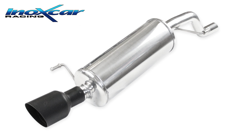 Scarico finale con silenziatore 1X100 RACING BLACK CERAMIC OPEL CORSA E GSI 1.4 Turbo (150cv) 2019-- - Autobox