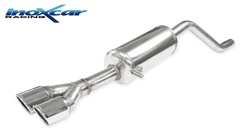 Scarico finale con silenziatore 2X80 X-RACE OPEL CORSA F 1.2i T (131cv) GS-Line 2020-- Tubazione Ø 50 Raccordo Ø 45 - Autobox
