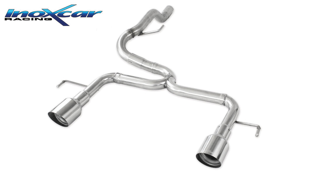 Scarico finale senza silenziatore 1X102 RACING destro e sinistro OPEL CORSA D OPC 1.6T Nurburgring (210CV) 2012-- Ø 54,5 - Autobox