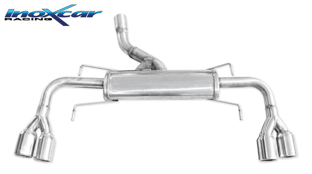 Scarico finale con silenziatore 2X80 destro e sinistro OPEL GT 2.0 16V TURBO (264cv) 2007-- - Autobox