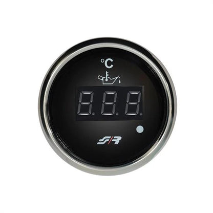Termometro temperatura olio digitale Chrome rim line SIMONI RACING