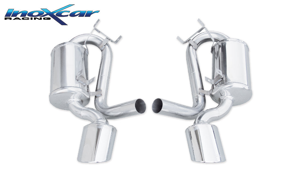 Scarico finale con silenziatore 1X150X105 OBLIQUO destro e sinistro PORSCHE 911 serie 997 CARRERA 4S 3.8 (355CV) 2005-- - Autobox