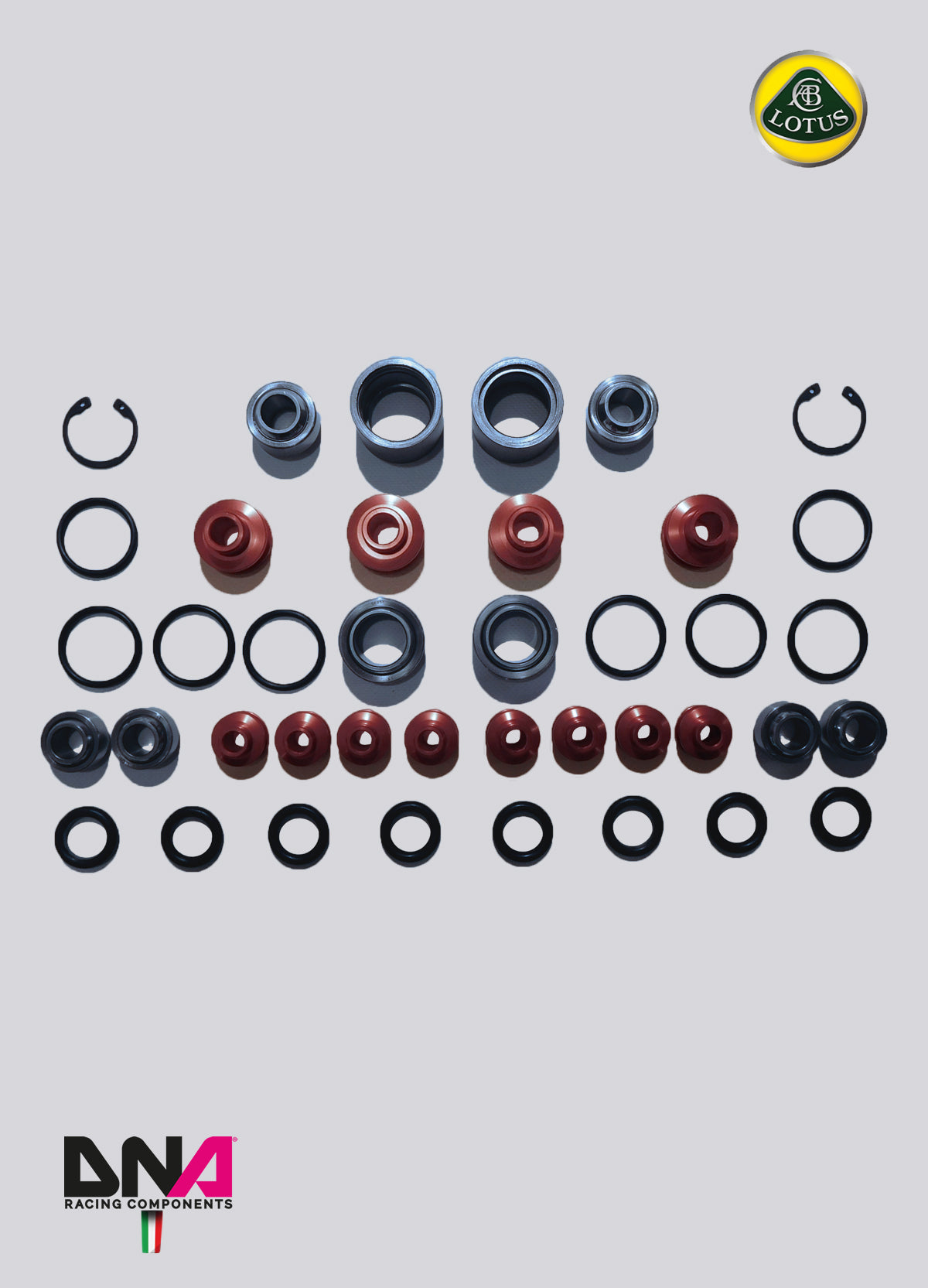 Kit uniball per trapezi standard DNA Racing lotus Exige V6