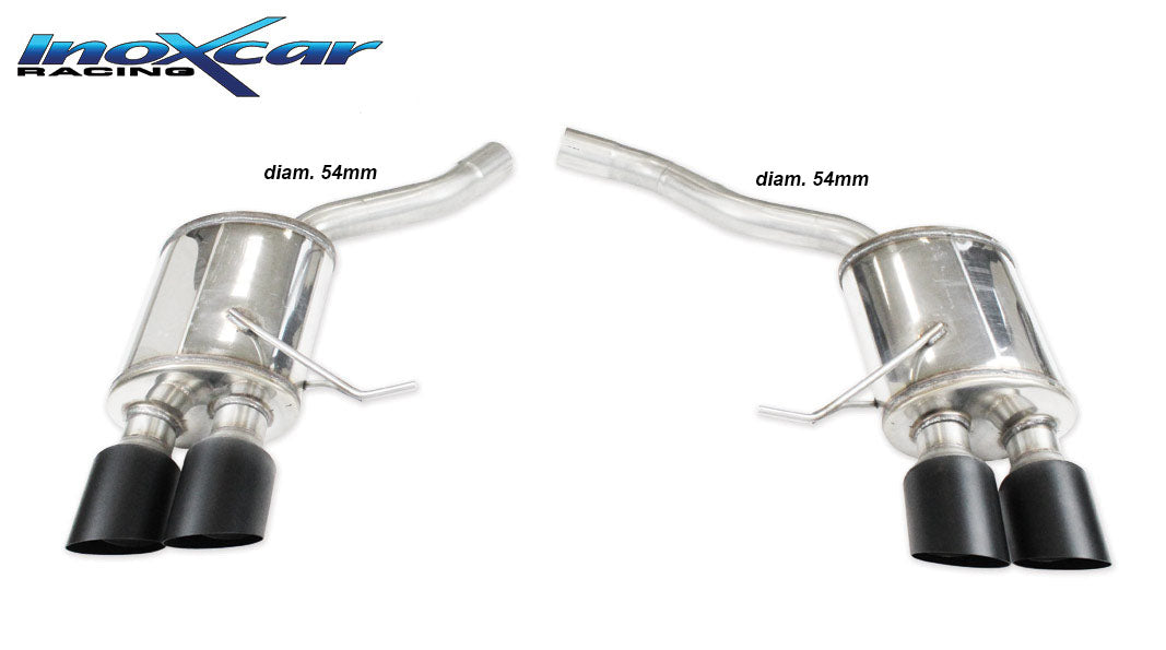 Scarico finale con silenziatore 2X100 Black Ceramic destro e sinistro PORSCHE MACAN (Serie 536) 3.0 S TDI V6 (250cv) 2013-- - Autobox