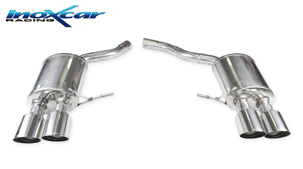 Scarico finale con silenziatore 2X100 RACING destro e sinistro PORSCHE MACAN (Serie 536) 3.0 S TDI V6 (250cv) 2013-- - Autobox