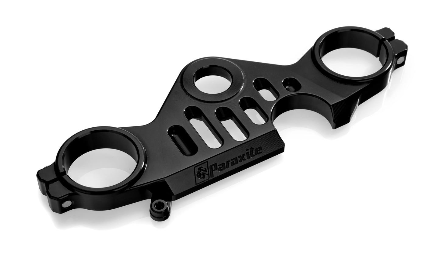 PARAXITE - PIASTRA di STERZO superiore con alloggio blocchetto accensione per Yamaha R6