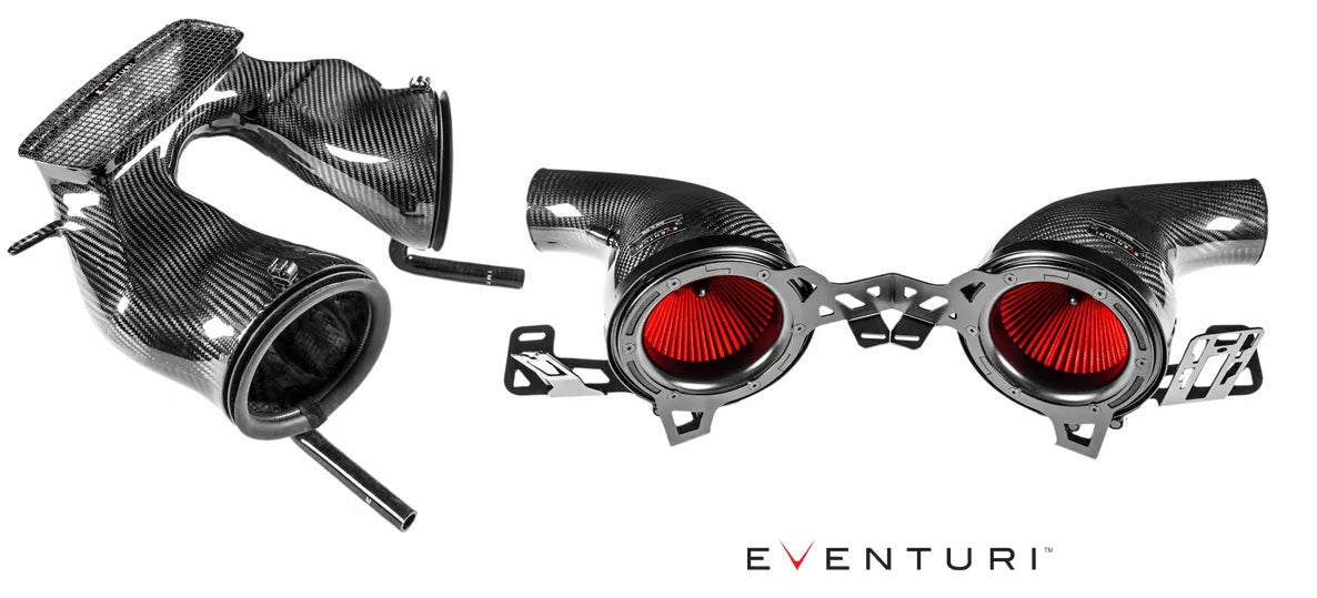 Kit aspirazione diretta in carbonio Eventuri Porsche 991 TURBO