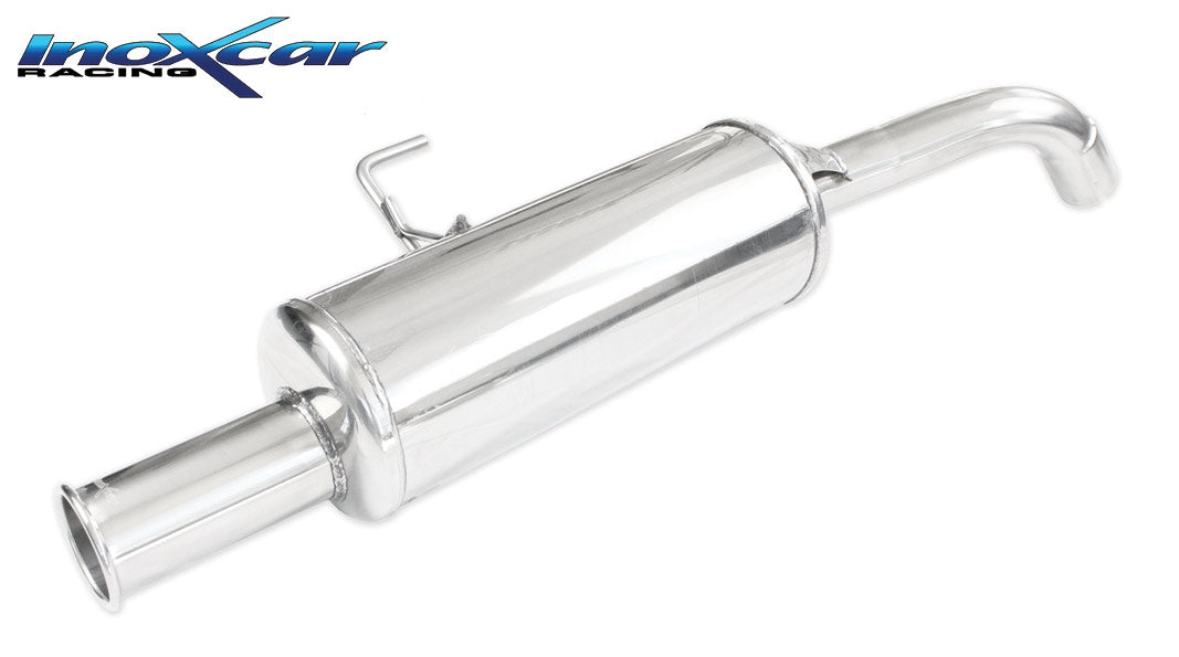 Scarico finale con silenziatore 1X76 Retrò Style RENAULT CLIO 2 RS 2.0 fase1 (172CV) 2000-2001 Ø 54 - Autobox