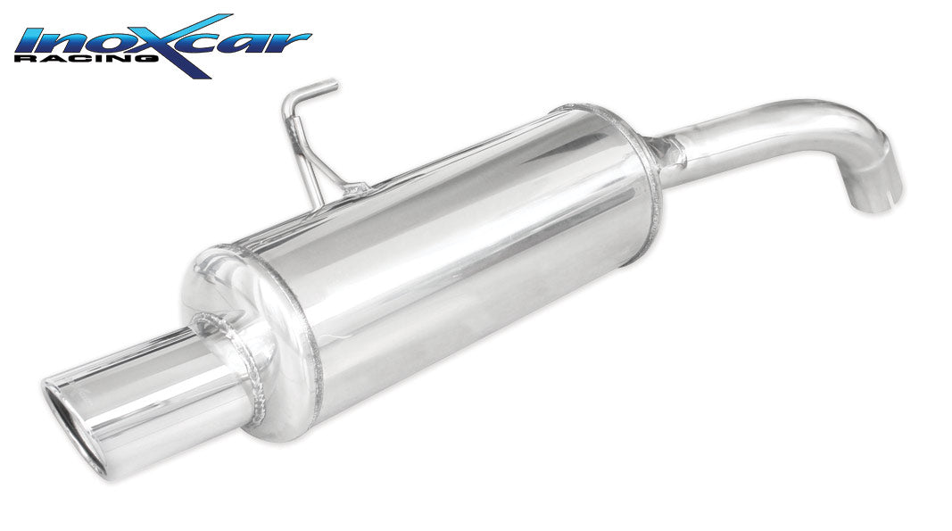 Scarico finale con silenziatore 1X90 X-RACE RENAULT CLIO 2 RS 2.0 fase1 (172CV) 2000-2001 Ø 54 - Autobox
