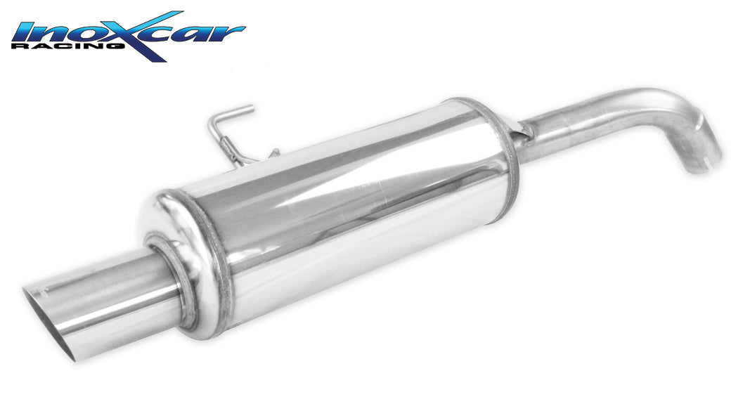 Scarico finale con silenziatore 1X90 RALLY RENAULT CLIO 2 RS 2.0 fase1 (172CV) 2000-2001 Ø 54 - Autobox