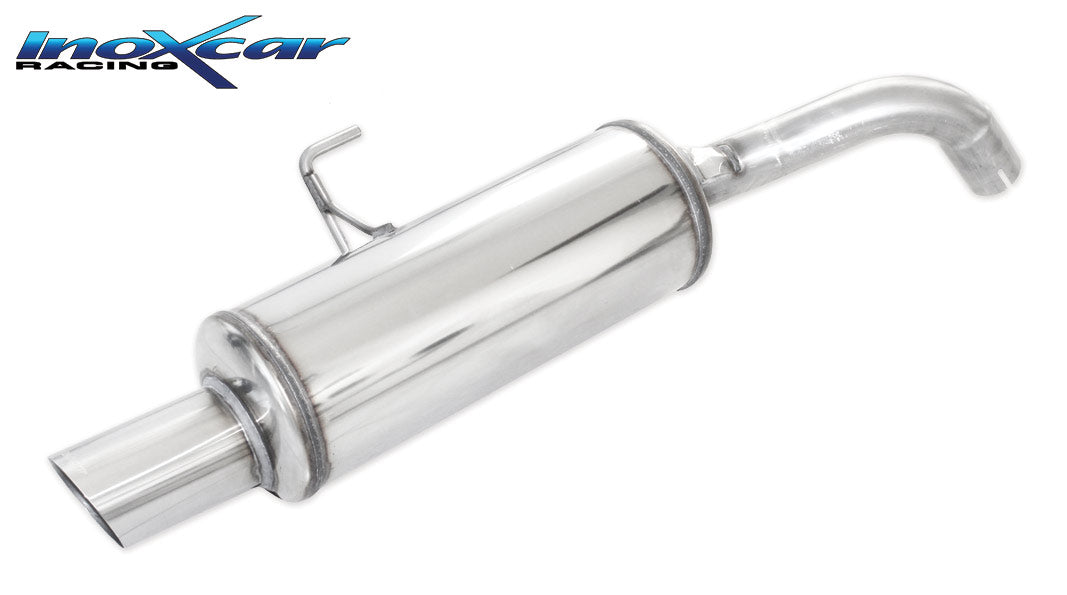 Scarico finale con silenziatore 1X90 RALLY RENAULT CLIO 2 RS 2.0 fase2 (172CV) 2002-2003 Ø 54 - Autobox
