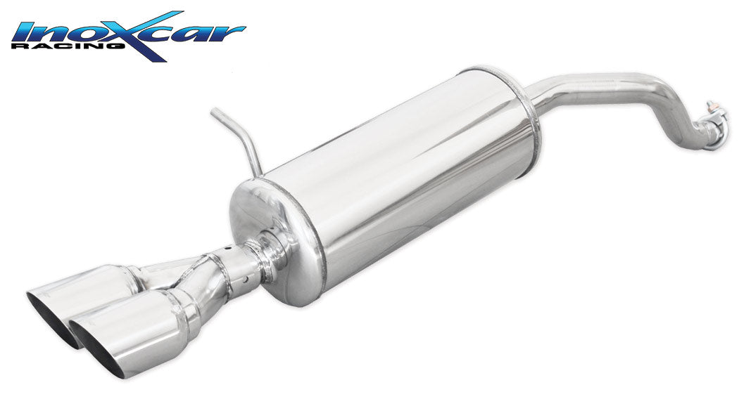 Scarico finale con silenziatore 2X80 RACING RENAULT CLIO 4 1.2 (75cv) 2013-- - Autobox