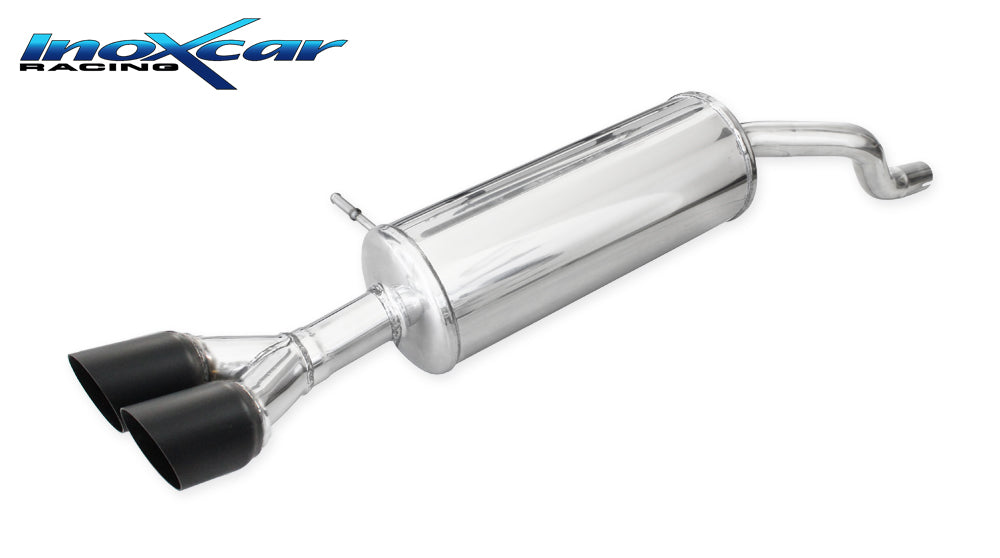 Scarico finale con silenziatore 2X80 RACING BLACK CERAMIC RENAULT CLIO 4 1.2 GT (120cv) 2013-- - Autobox