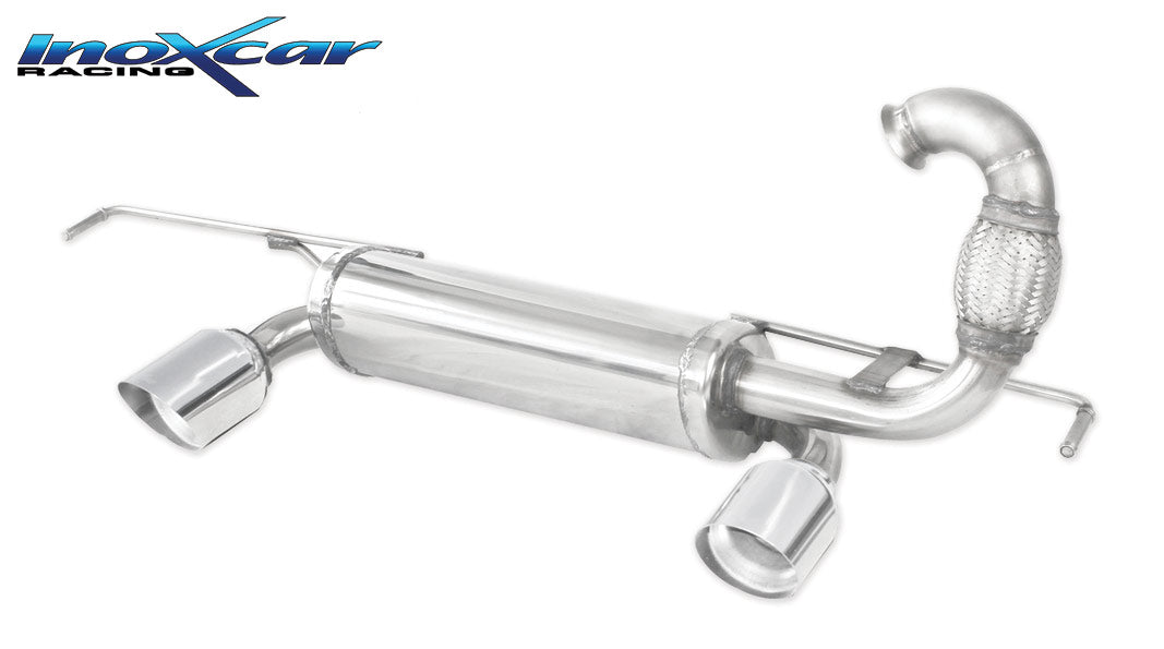 Scarico finale con silenziatore 1X80 RACING destro e sinistro RENAULT TWINGO (type MK3) GT 900 (110CV) 2017-- - Autobox