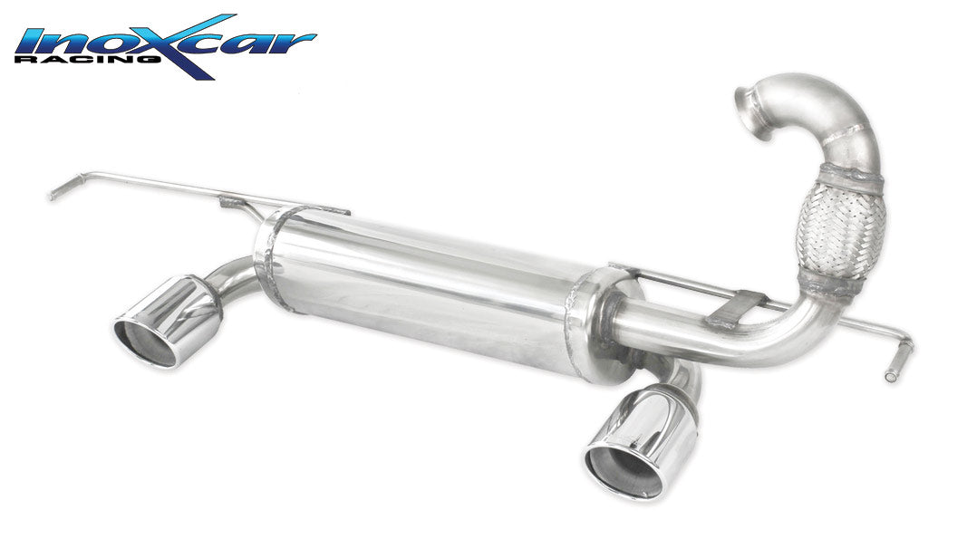 Scarico finale con silenziatore 1X80 X-RACE destro e sinistro RENAULT TWINGO (type MK3) GT 900 (110CV) 2017-- - Autobox