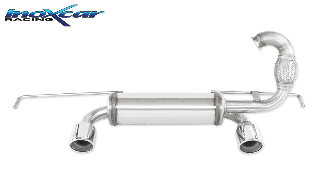 Scarico finale con silenziatore 1X90 X-RACE destro e sinistro RENAULT TWINGO (type MK3) GT 900 (110CV) 2017-- - Autobox