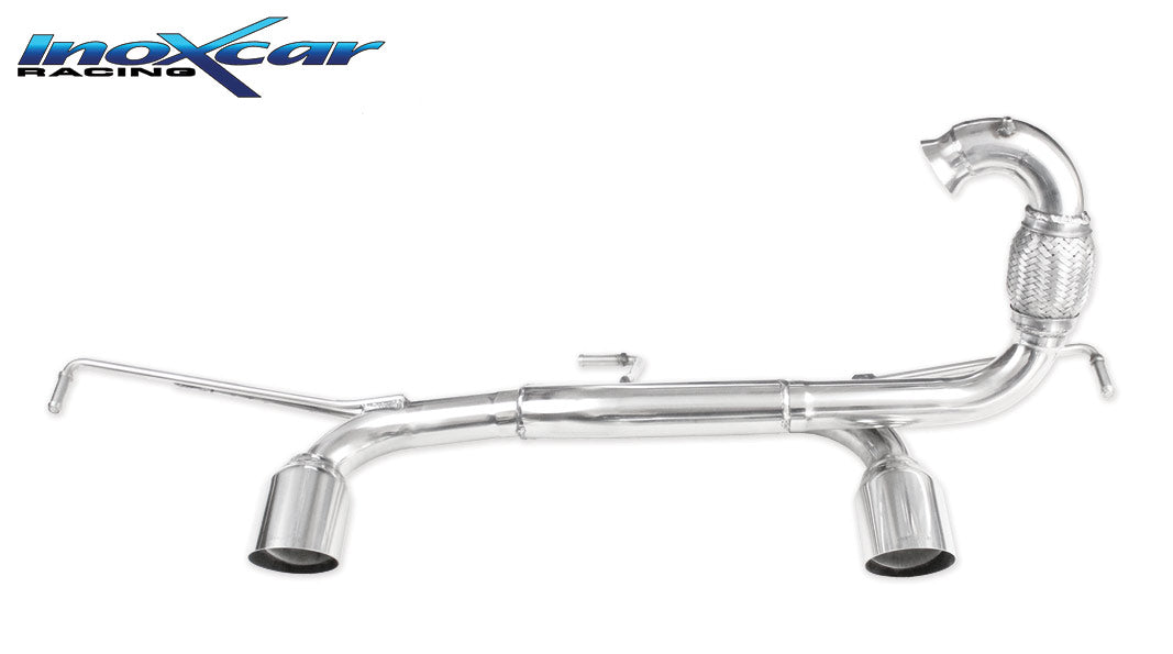 Scarico finale senza silenziatore 1X80 RACING destro e sinistro RENAULT TWINGO (type MK3) GT 900 (110CV) 2017-- - Autobox