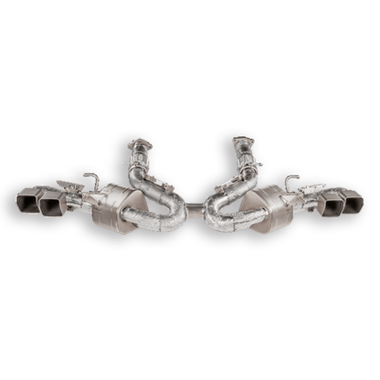 Impianto di scarico SLIP-ON (TITANIUM) Akrapovic - Chevrolet Corvette C8