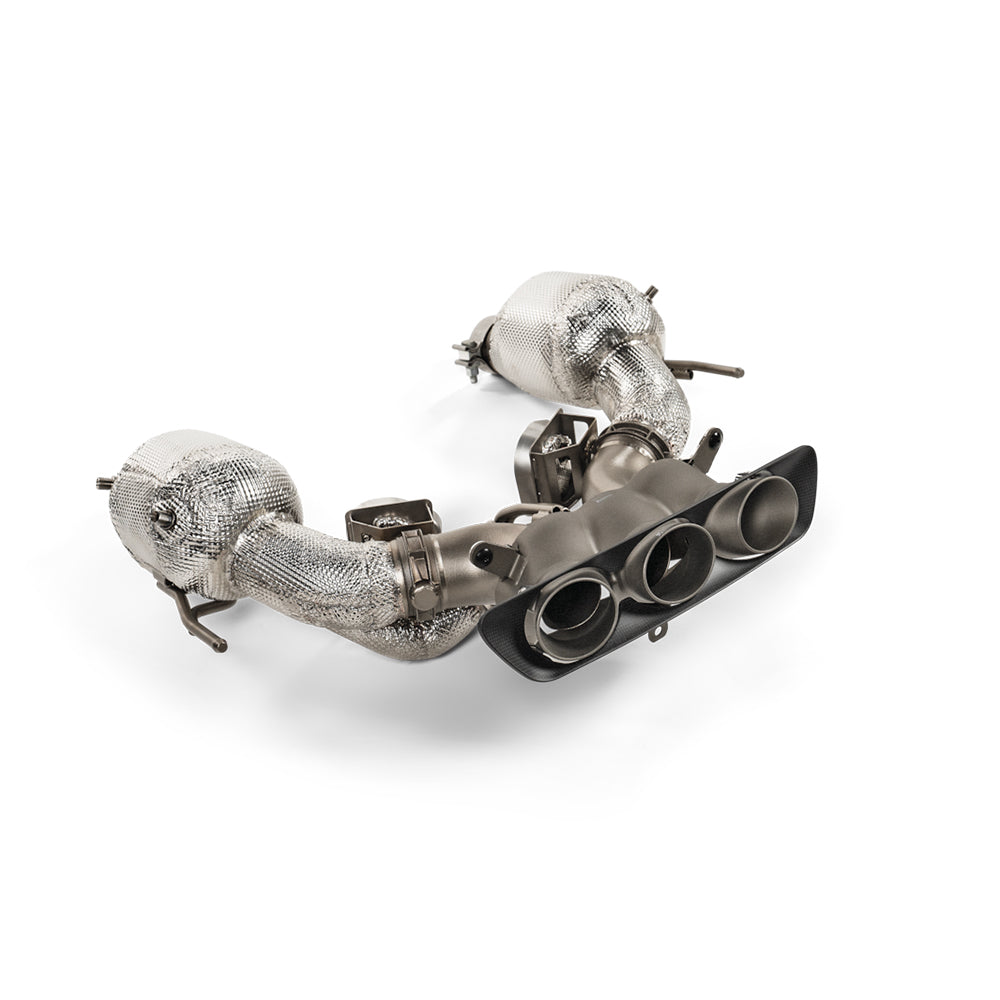 Impianto di scarico SLIP-ON (TITANIUM) Akrapovic - Ferrari 296 GTB
