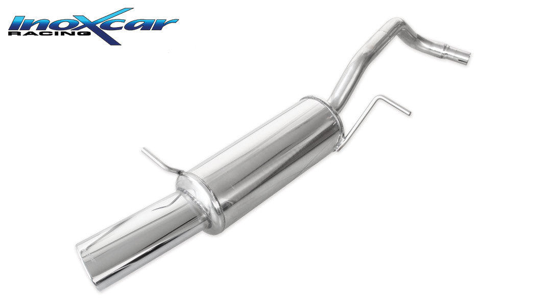 Scarico finale con silenziatore 1X120X80 OBLIQUO SEAT IBIZA SC (Type 6J) 1.2 (70CV) 2010-- - Autobox