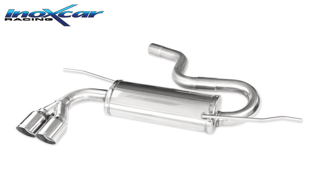 Scarico finale con silenziatore 2X80 RACING SEAT LEON (Type 1P) 2.0 TDI (140CV) 2005-- Ø 55 - Autobox