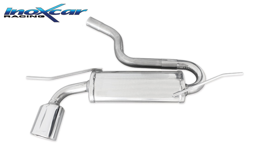 Scarico finale con silenziatore 1X120X80 OBLIQUO SEAT LEON (Type 1P) 1.4 Tsi (125CV) 2005-- - Autobox