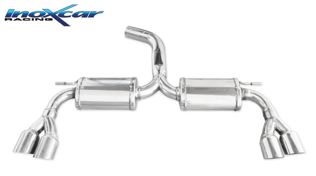 Scarico finale con silenziatore 2X80 RACING destro e sinistro SEAT LEON (Type 5F) CUPRA 2.0 (280cv) 2014-- diam. 70 - Autobox