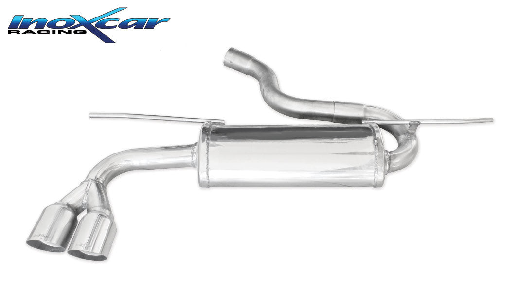 Scarico finale con silenziatore 2X80 RACING SEAT LEON (Type 5F) 2.0 TDI FR (150cv) 2014-- - Autobox