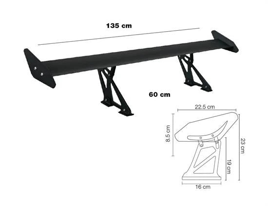 Spoiler da baule Eolo ala singola SIMONI RACING