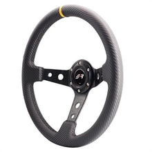 Volante sportivo Stage in pelle effetto carbonio SIMONI RACING
